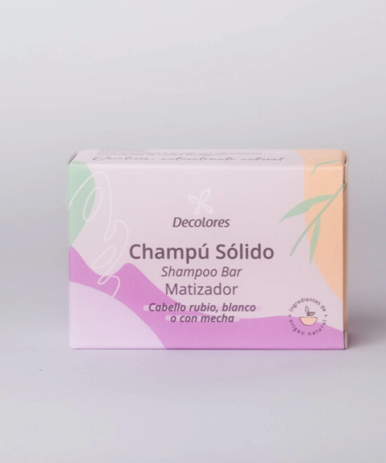 Champú Sólido Matizador | Para canas y cabello rubio